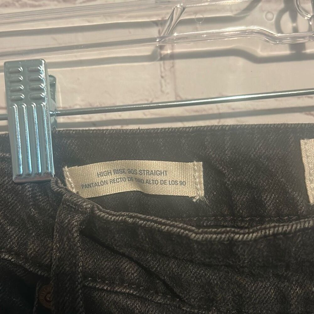 Universal Thread Black Denim '90s Jeans - Size 17 Straight - Picture 5 of 6